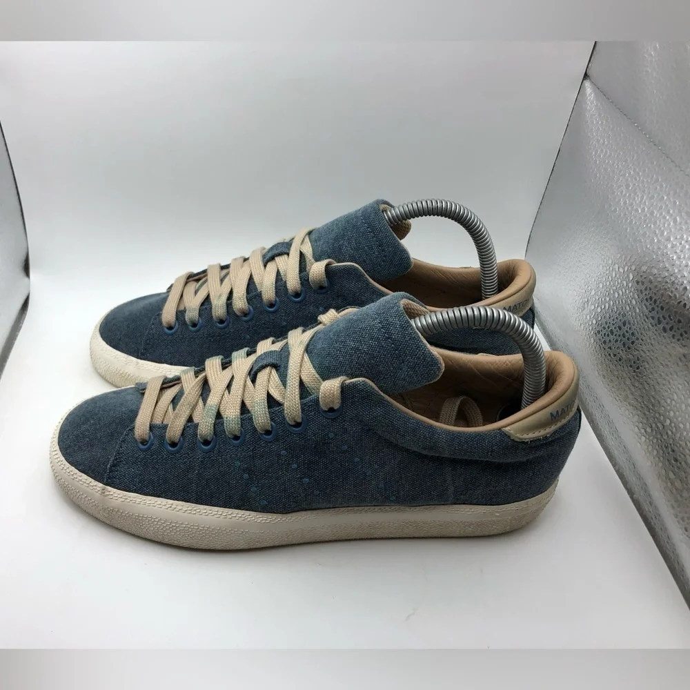 Adidas Match Play mens blue denim sneakers size 5.5